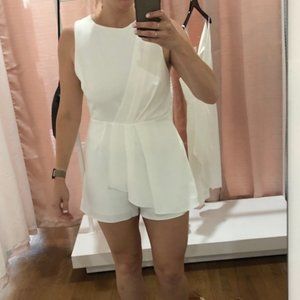Gorgeous White Romper/Dress, NWT!
